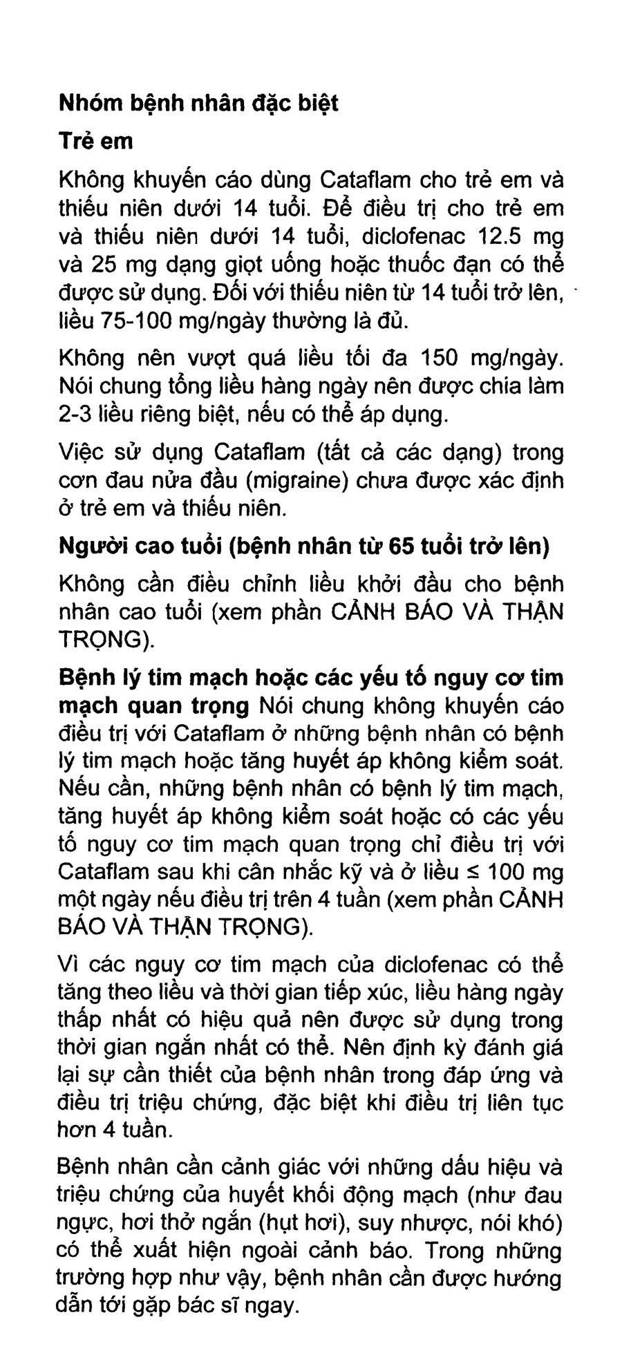 Cataflam 25mg giảm đau, kháng viêm xương khớp (1 vỉ x 10 viên) - 16